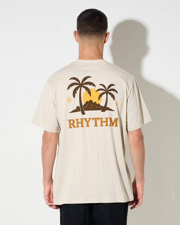 Rhythm Sunset Palm T-Shirt for Mens