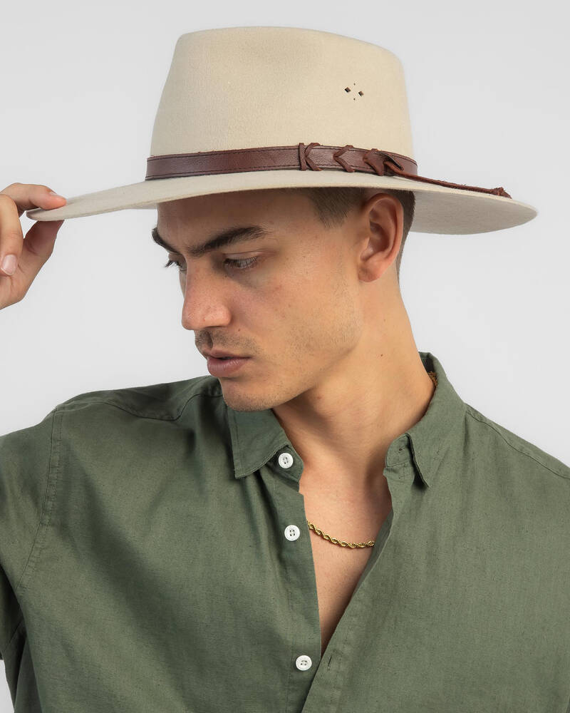 Stateman Hats Big Australian Wool Felt Hat for Mens