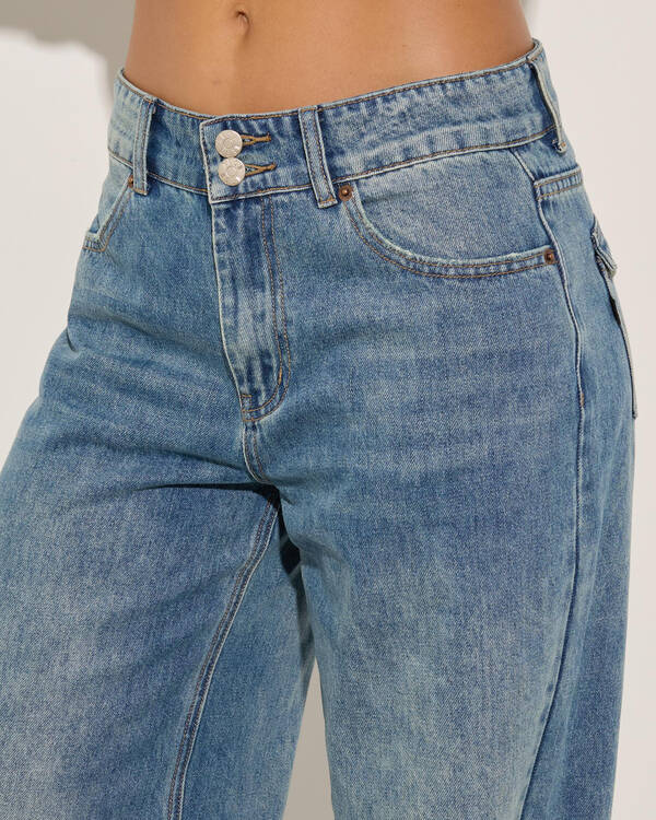 DESU Austin Wide Leg Jeans for Womens