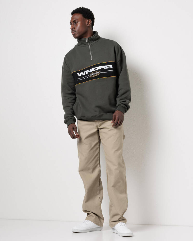 Wndrr Maison 1/4 Zip Sweatshirt for Mens