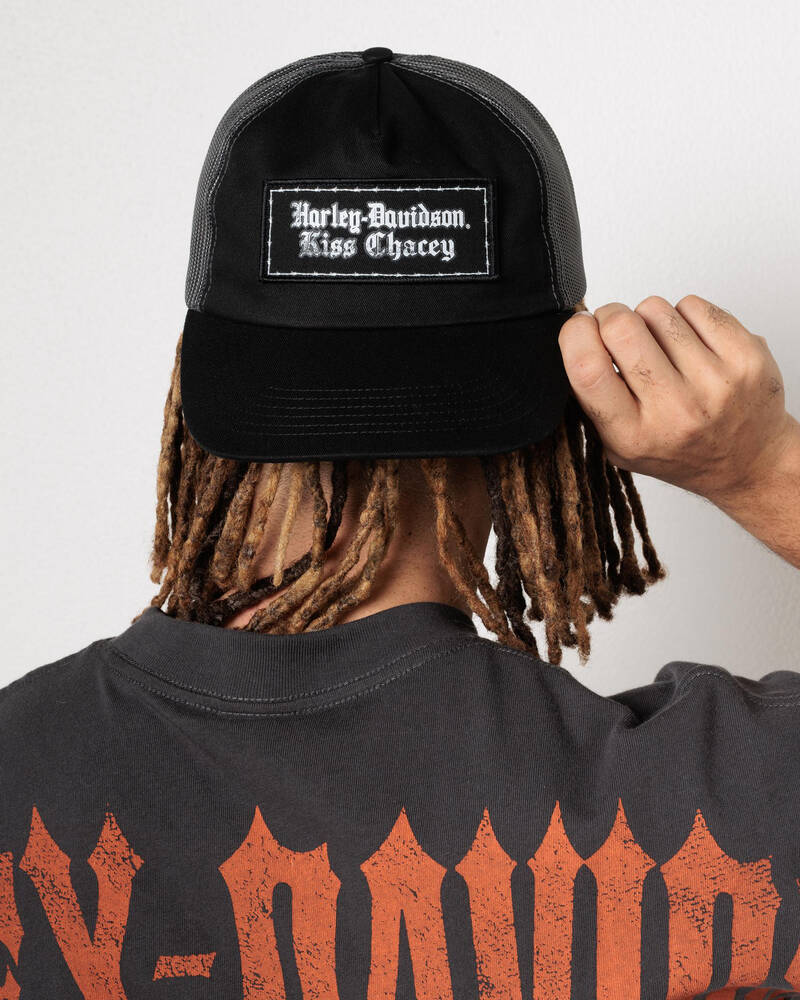 Kiss Chacey Harley-Davidson Fuel Trucker Cap for Mens
