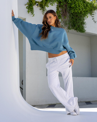 Nike Club Wide Leg Track Pants for Womens image number null