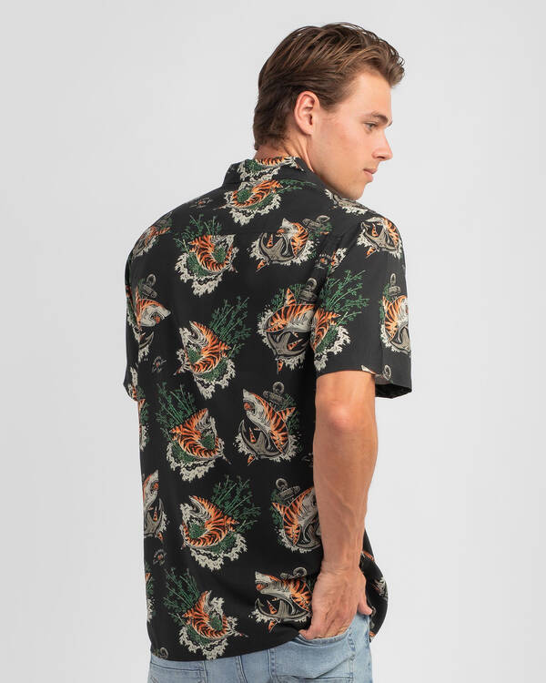 The Mad Hueys Earn Your Stripes Short Sleeve Shirt for Mens