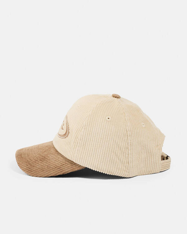 Rusty Orbit Cord Six Panel Cap for Mens