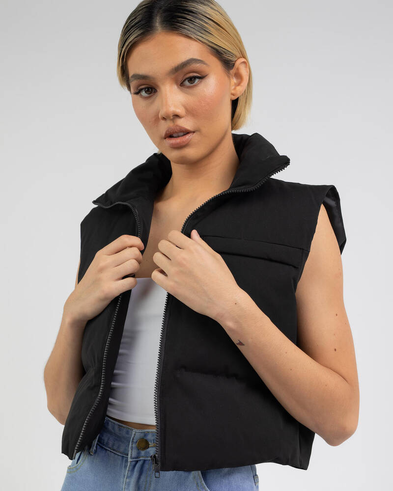 Luvalot Winter Lodge Puffer Vest for Womens