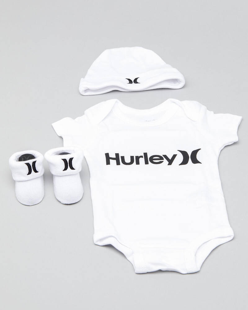 Hurley Toddlers' One & Only Hat/Bodysuit Booties for Mens