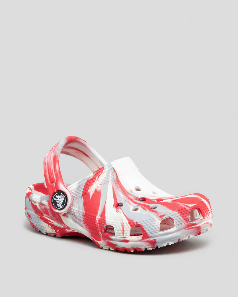 Crocs Toddlers' Classic Marbled Clogs for Unisex