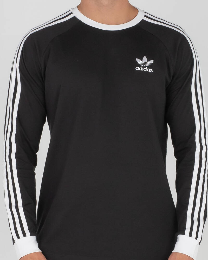 adidas 3-Stripes Long Sleeve T-Shirt for Mens