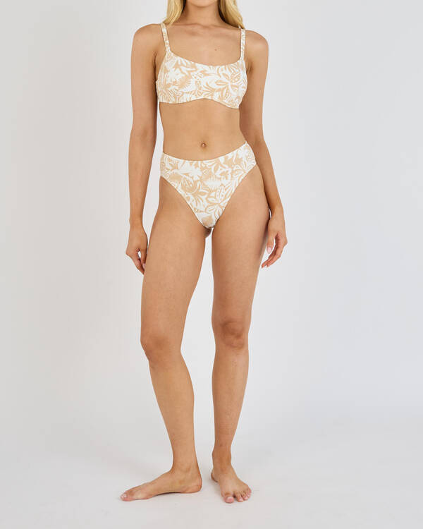 Roxy Palm Palm Hidden Underwire D Cup Bikini Top for Womens