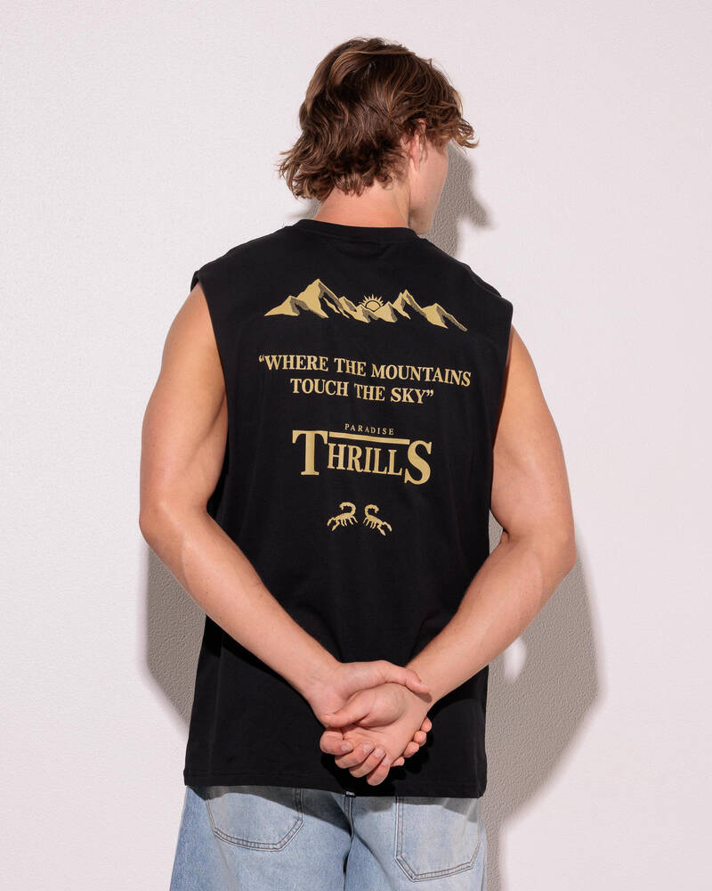 Thrills Touch The Sky Merch Fit Muscle Tank for Mens