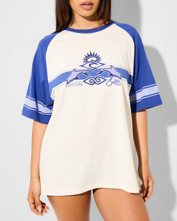 Rip Curl Dolphin Archive Oversized T-Shirt for Womens