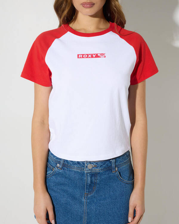 Roxy Rewind Raglan Tee for Womens