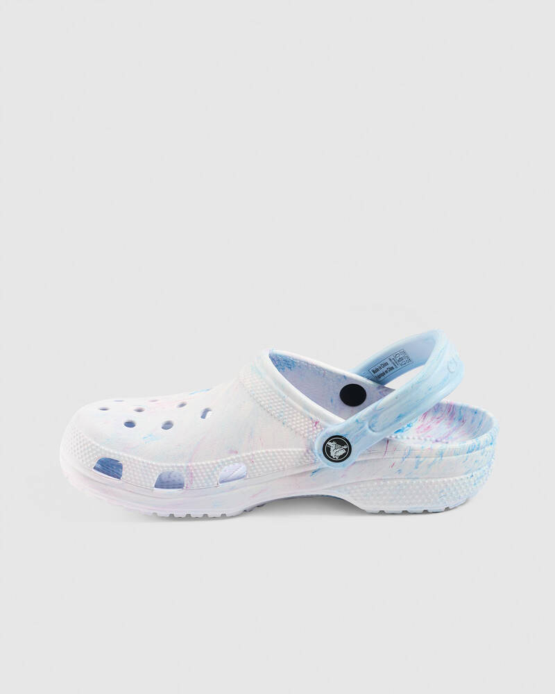 Crocs Classic Watercolor Marbled Clogs for Unisex