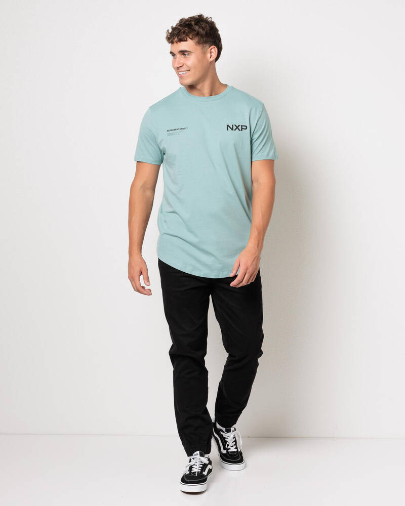 Nena & Pasadena Crime Dual Curved T-Shirt for Mens