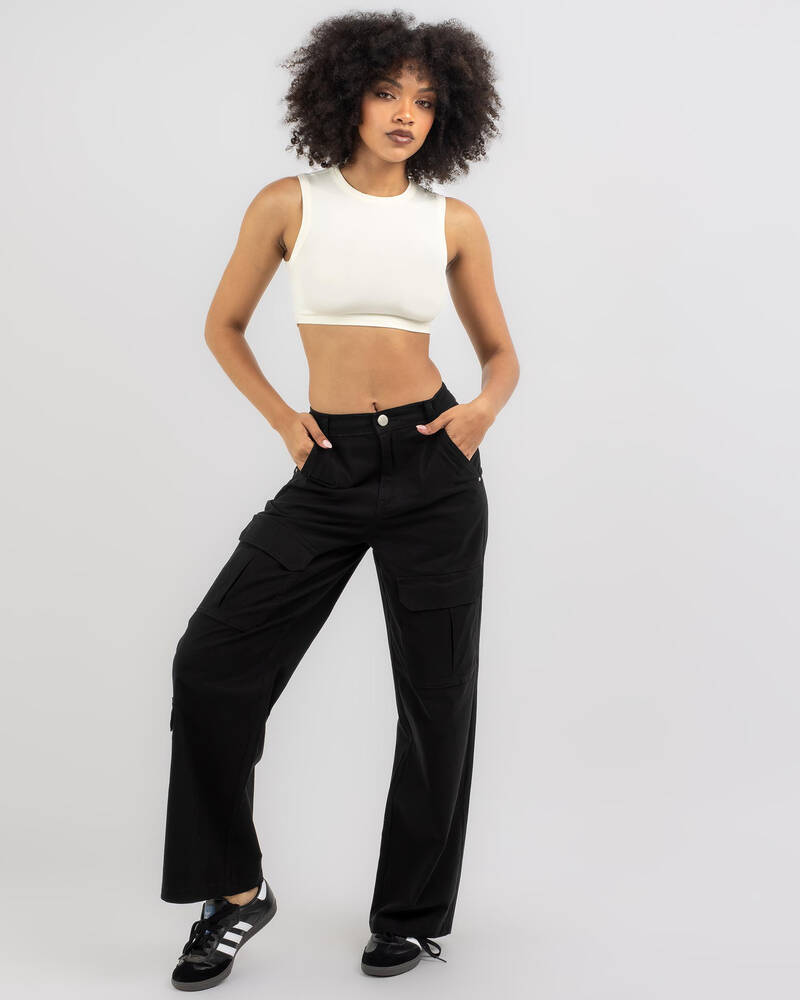 Ava And Ever Chicago High Neck Crop Top for Womens