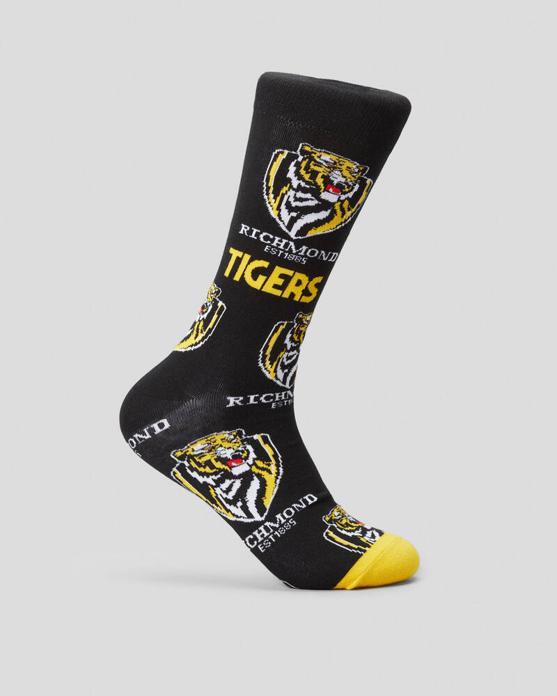 FOOT-IES Richmond Tigers Socks for Mens