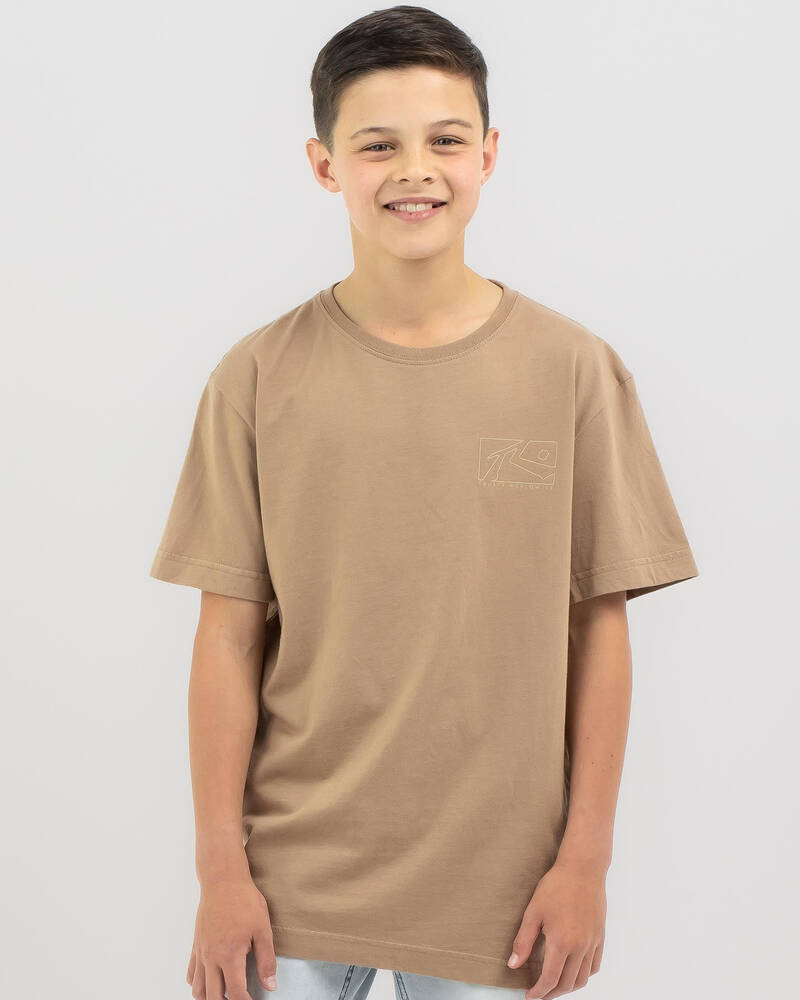 Rusty Boys' Boxed Out T-Shirt for Mens