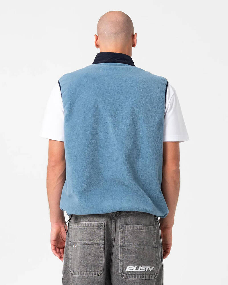 Rusty Phantom Polar Fleece Vest for Mens