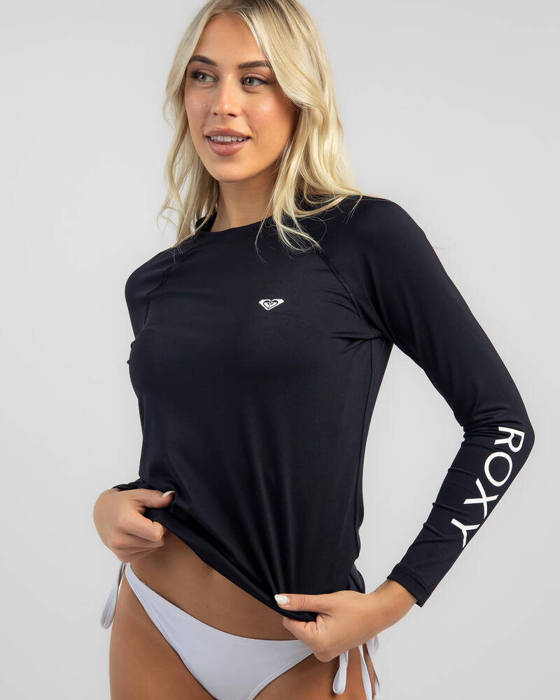 Roxy Essentials Long Sleeve Rash Vest for Womens