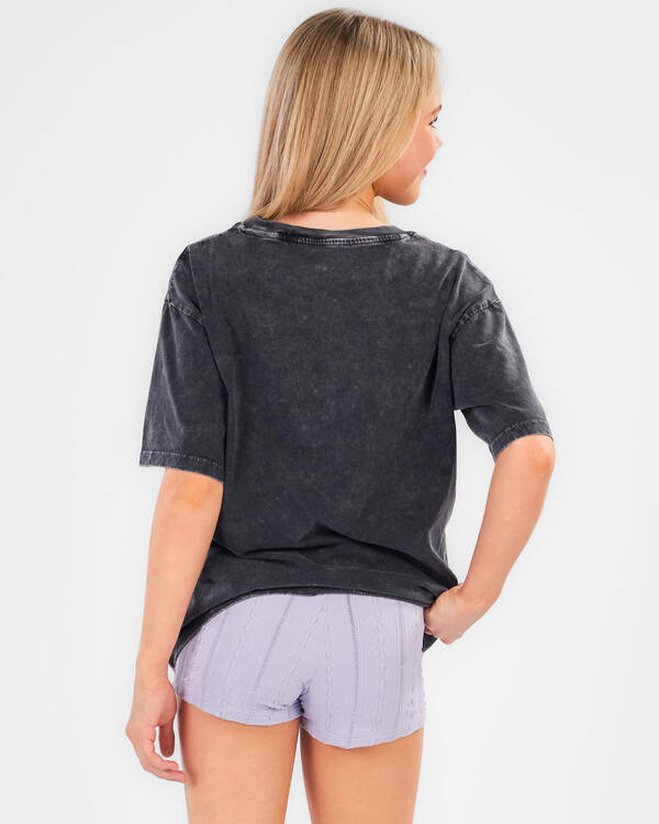 Roxy Girls' Eve Oversize Washed T-Shirt for Womens