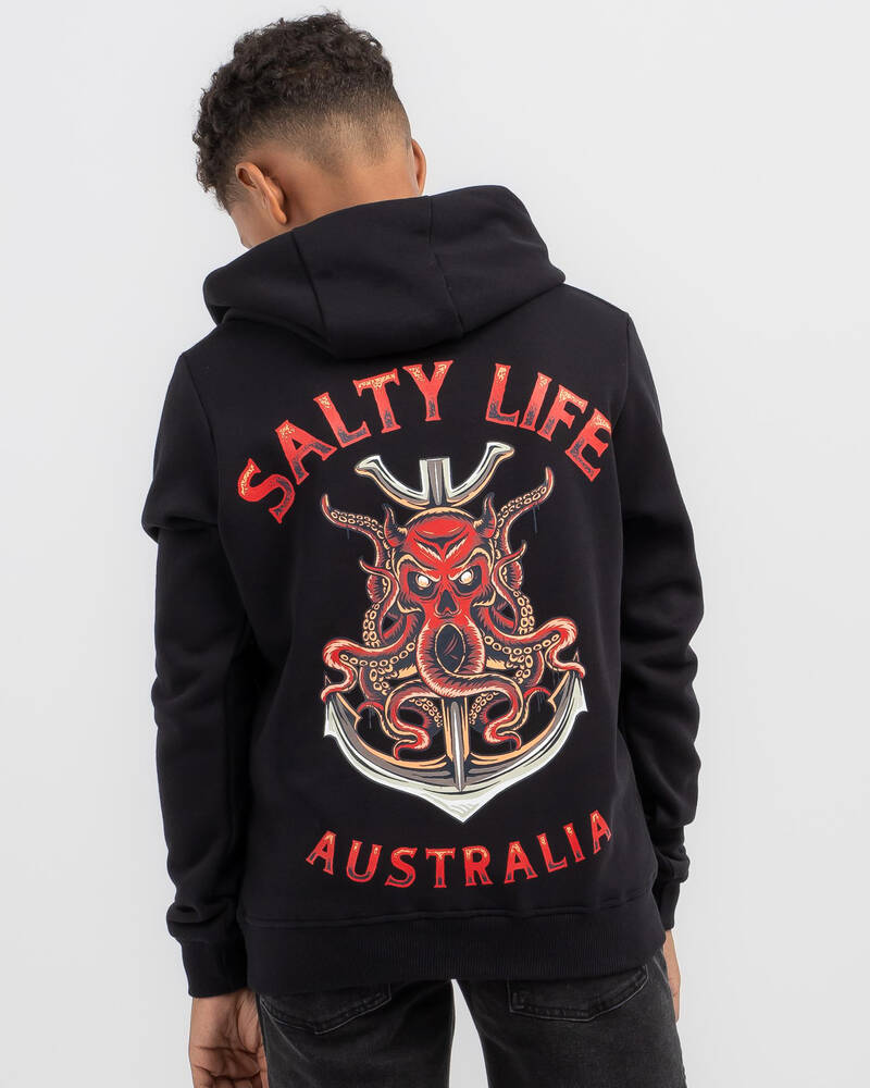 Salty Life Boys’ Sticky Fingers Hoodie for Mens