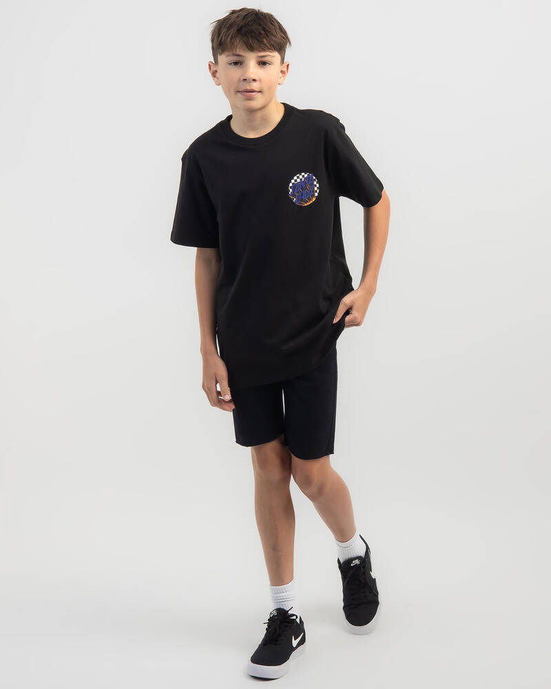 Santa Cruz Boys' Check Delta Dot T-Shirt for Mens