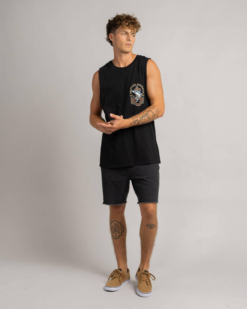 Salty Life Tide Hunter Muscle Tank for Mens