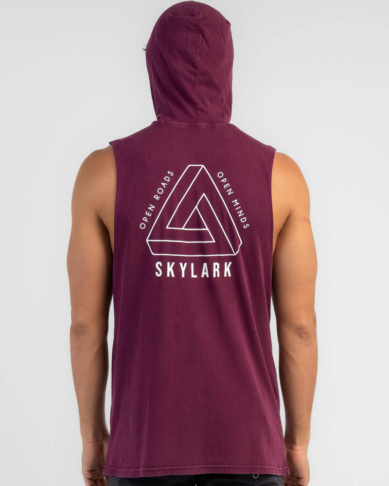Skylark Breached Hooded Muscle Tank for Mens