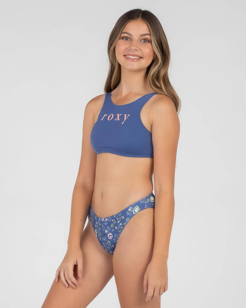 Roxy Girls' Salted Wave Bikini for Womens