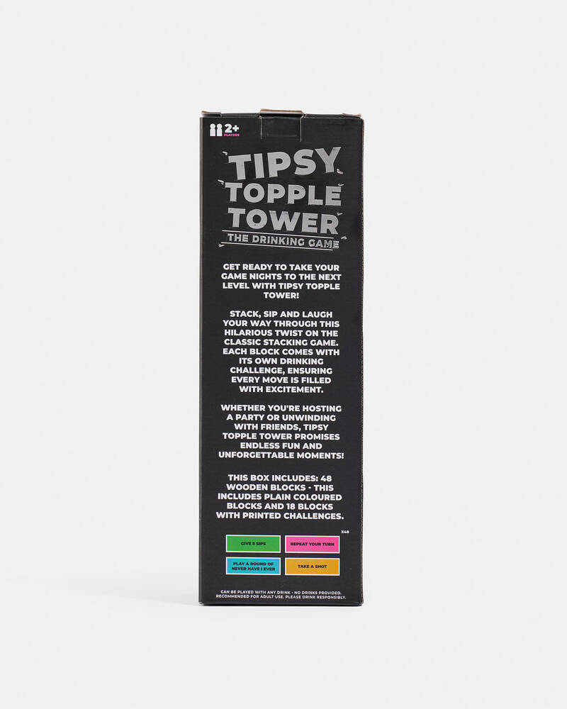 Get It Now Tipsy Topple Tower Game for Unisex