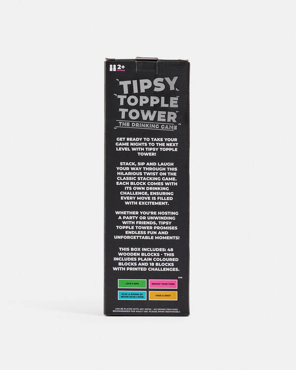 Get It Now Tipsy Topple Tower Game for Unisex