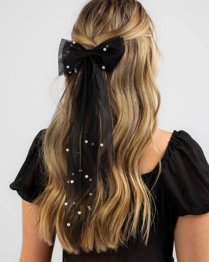 Karyn In LA Pearly Bow Clip for Womens