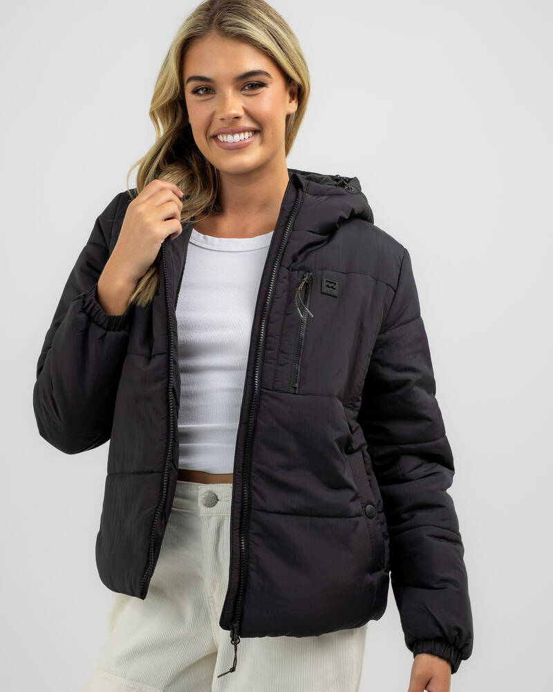 Billabong Transport Hooded Puffer Jacket for Womens