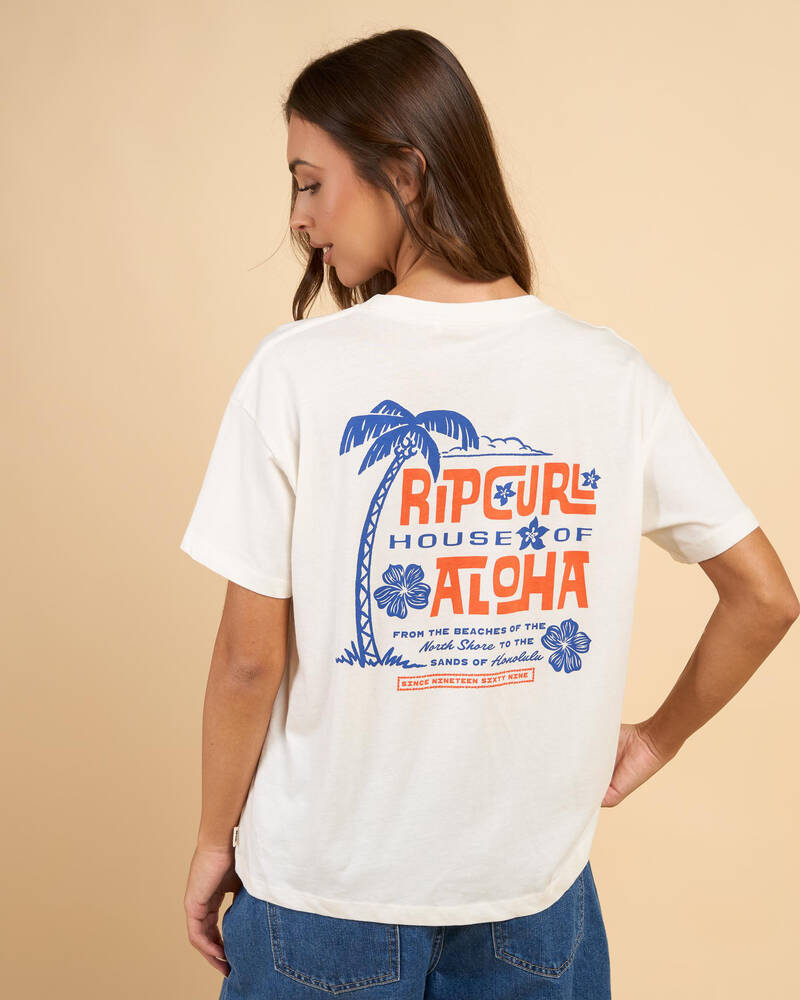 Rip Curl Aloha State Relaxed Fit T-Shirt for Womens