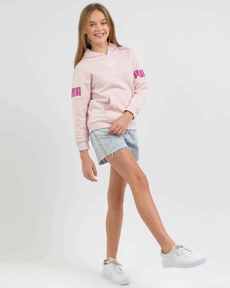 Puma Girls' Power Colourblock Hoodie for Womens