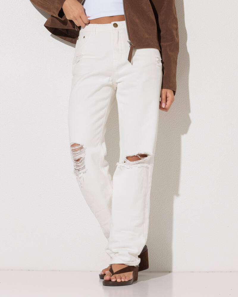 DESU Dixie Mom Coloured Jeans for Womens