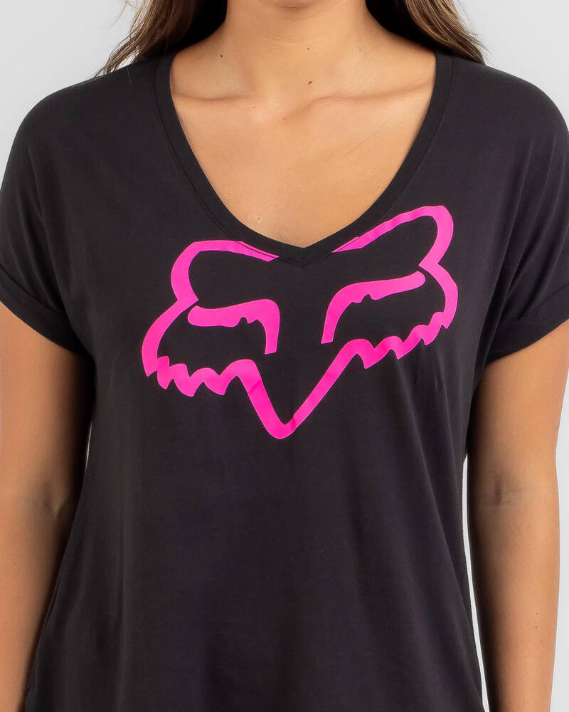 Fox Boundary SS Top for Womens