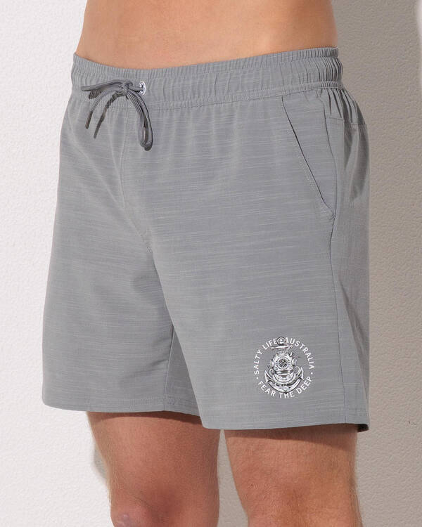 Salty Life Fairlead Elastic Waist Shorts for Mens
