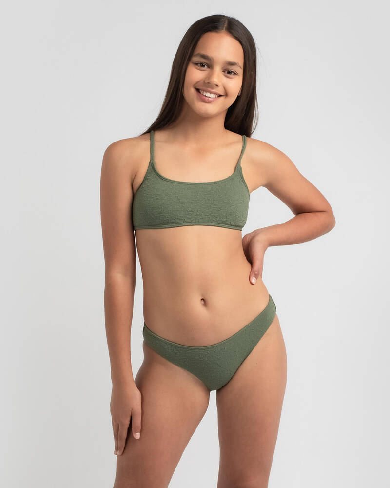 Kaiami Girls' Poppy Crinkle Bikini Set for Womens