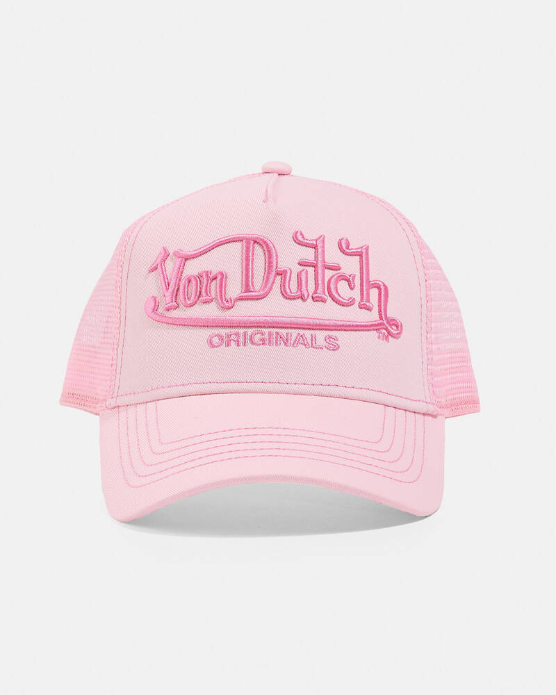 Von Dutch Big Signature Trucker Cap for Unisex