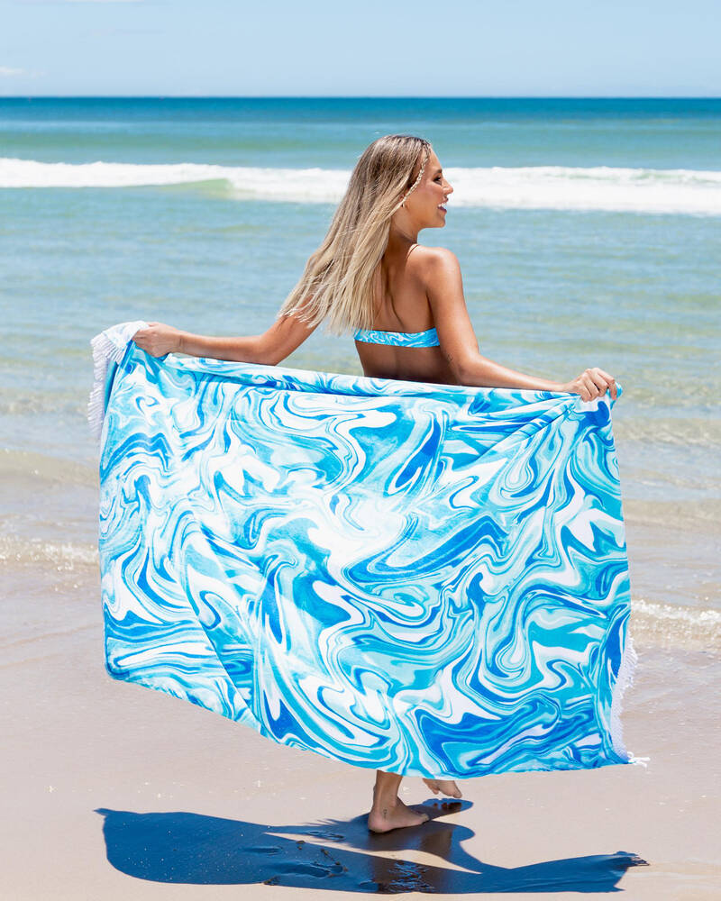 Topanga Mystic Waters Beach Towel for Womens