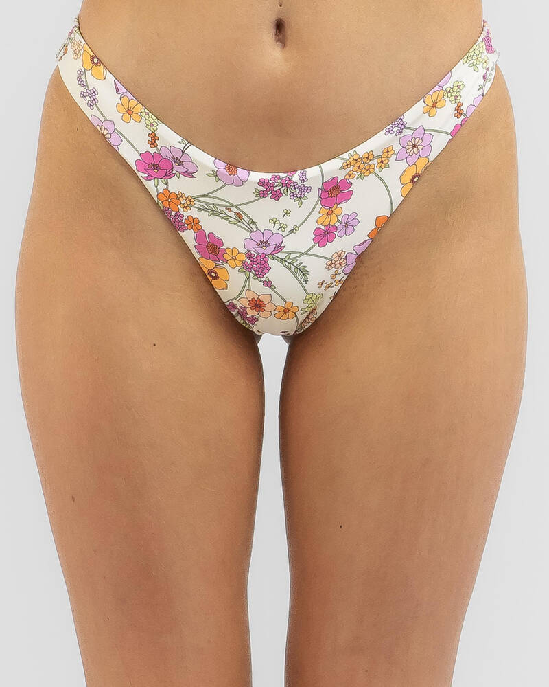Kaiami Fleur High Cut Bikini Bottom for Womens