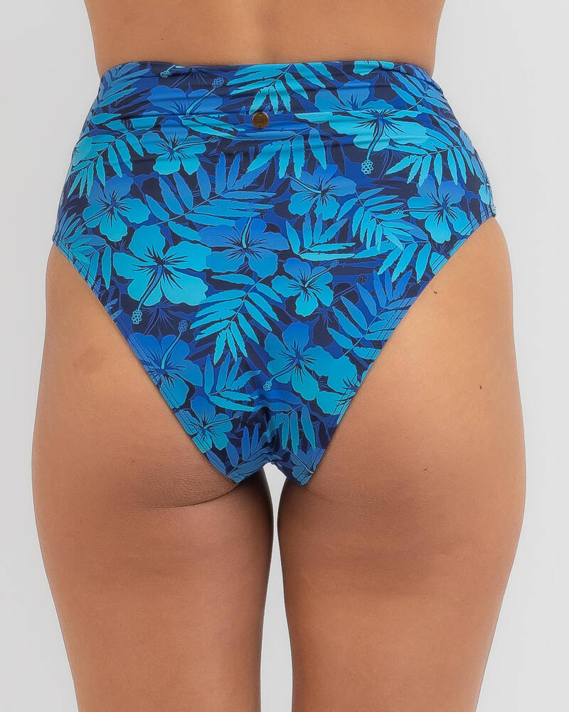 Kaiami Honolulu High Waisted Bikini Bottom for Womens