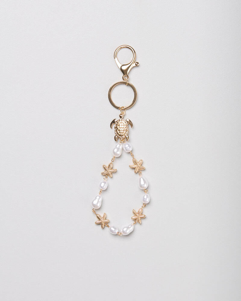 Karyn In LA Turtle Bead Keyring for Womens