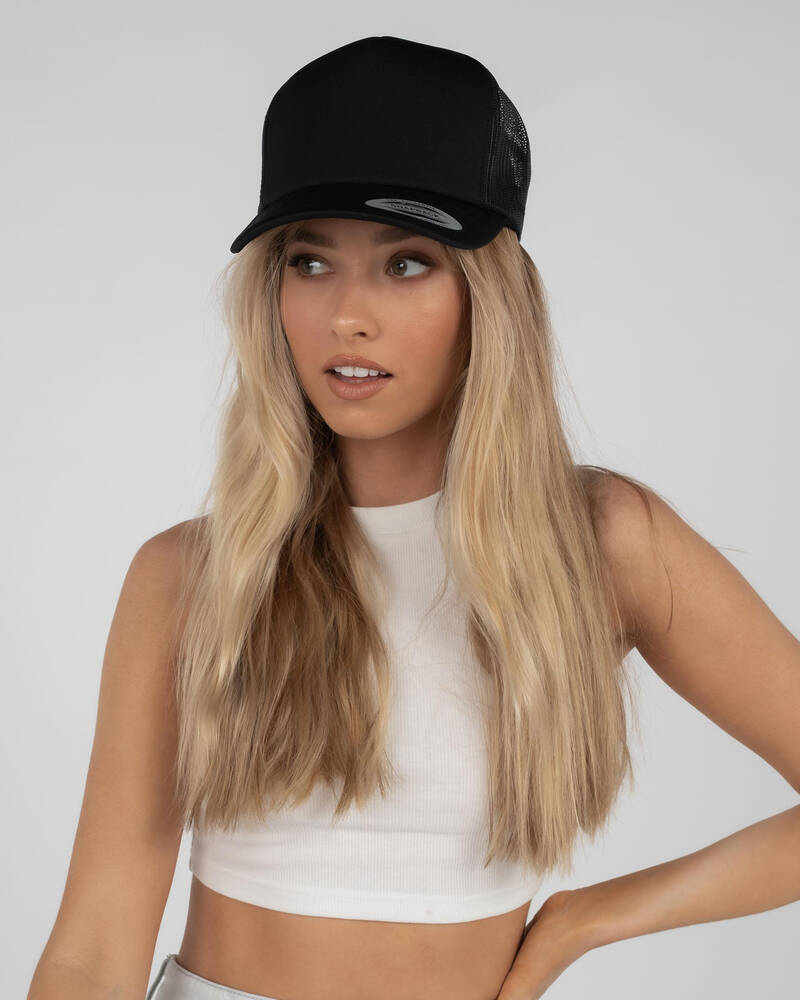 Flexfit High Crown Trucker Cap for Womens