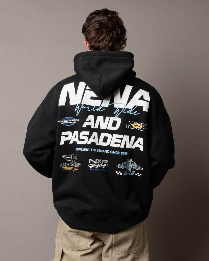 Nena & Pasadena Network Box Fit Hoodie for Mens