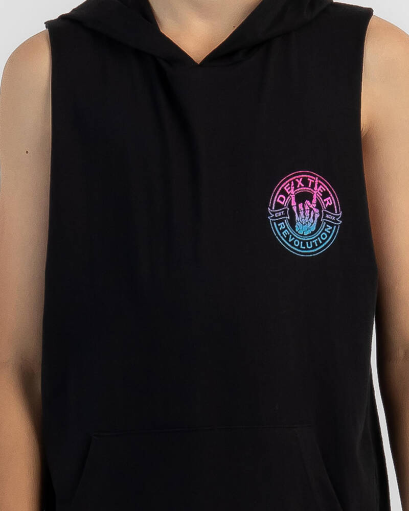 Dexter Boys' Rock'n'Roll Hooded Muscle Tank for Mens