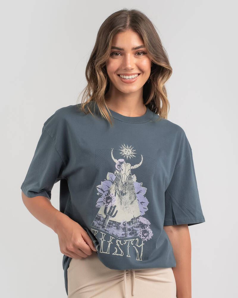 Rusty Desert Boyfriend Fit T-Shirt for Womens