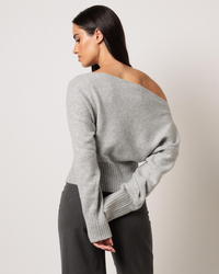 Ava And Ever Anni Off Shoulder Knit Jumper for Womens image number null