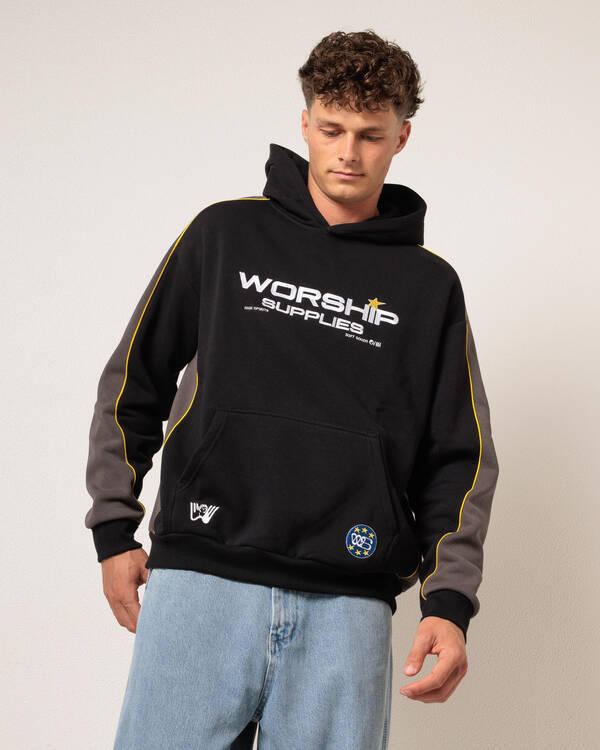 Laser Panel Pullover Hoodie